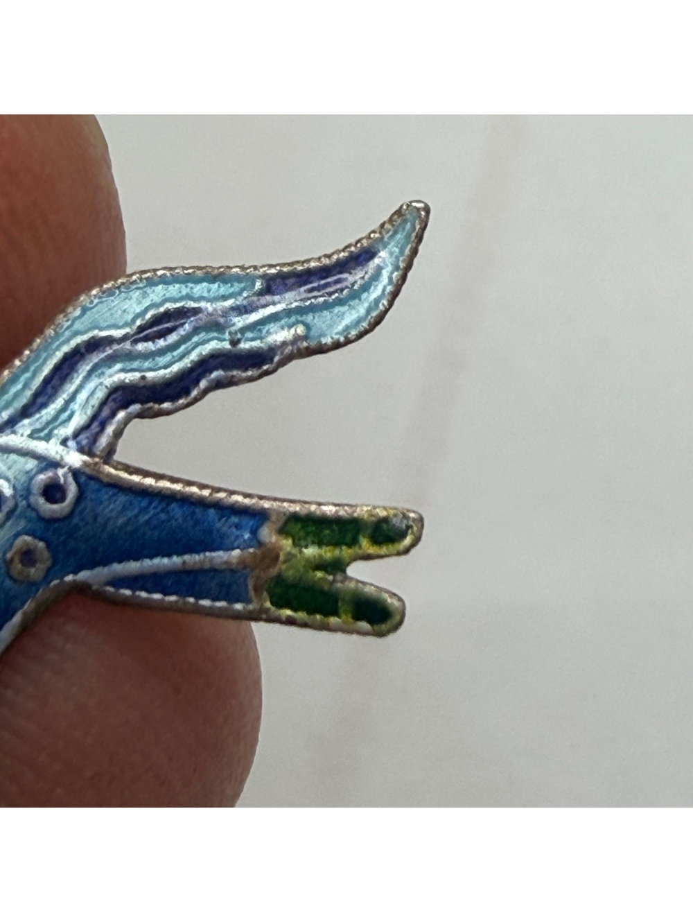 Enamel horse charm vintage - Picture 3 of 5